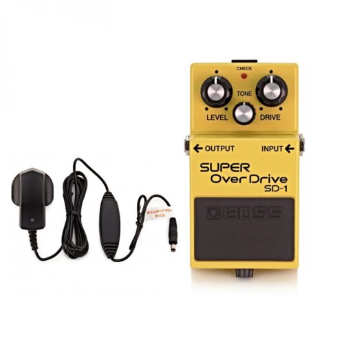 Boss SD-1 Super Overdrive Pedal with Power Supply - New Boss