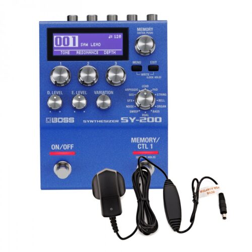 Boss SY-200 Guitar/Bass Synthesizer Pedal with Power Supply - New Boss