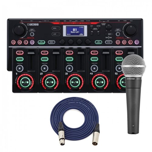 Boss RC-505MKII Loop Station with Shure SM58 - New Boss