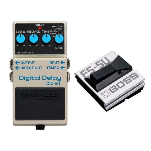 Boss DD-3T Digital Delay Pedal with Tap Tempo Footswitch - New Boss