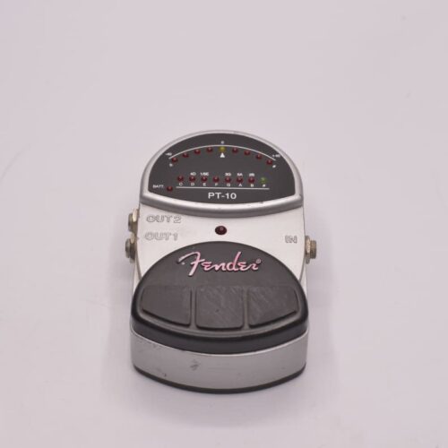 used 2000s Fender PT-10 Tuner Silver - Effect Pedal