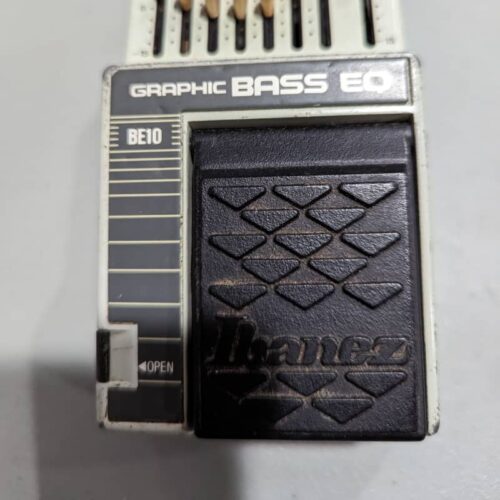 used 1980s Ibanez BE10 Graphic Bass EQ Gray - Effect Pedal