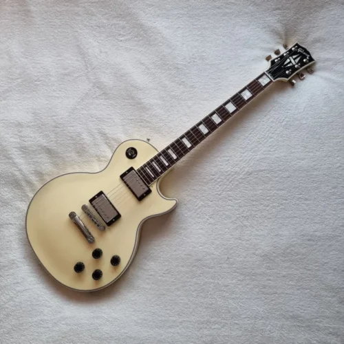 2012 Gibson Les Paul Classic Custom Antique Alpine White -         Les Paul