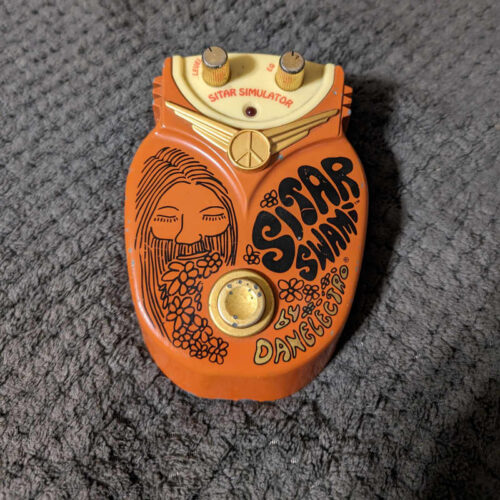 used 2010s Danelectro Sitar Swami Orange - Effect Pedal