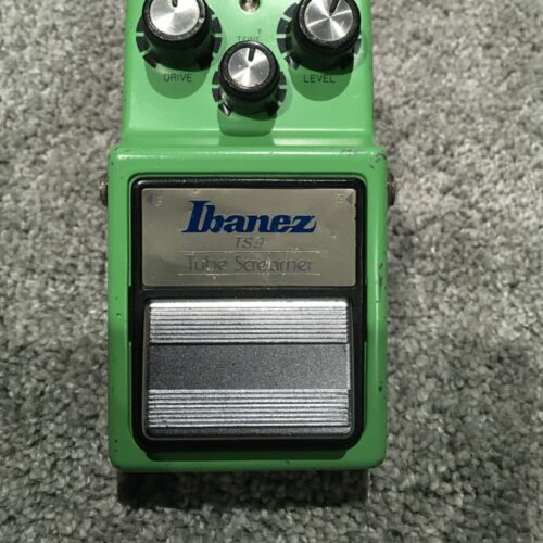 used 1982 Ibanez TS9 Tube Screamer (Black Label) Green - Effect Pedal