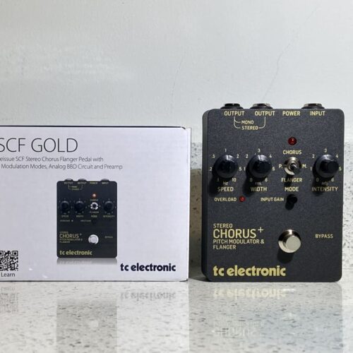 used ~2020 TC Electronic SCF Gold Stereo Chorus + Pitch Modulator &... - Effect Pedal