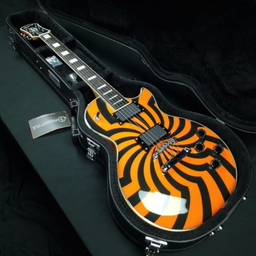 2005 Epiphone Zakk Wylde Signature Les Paul Custom Buzzsaw Orange -         Les Paul