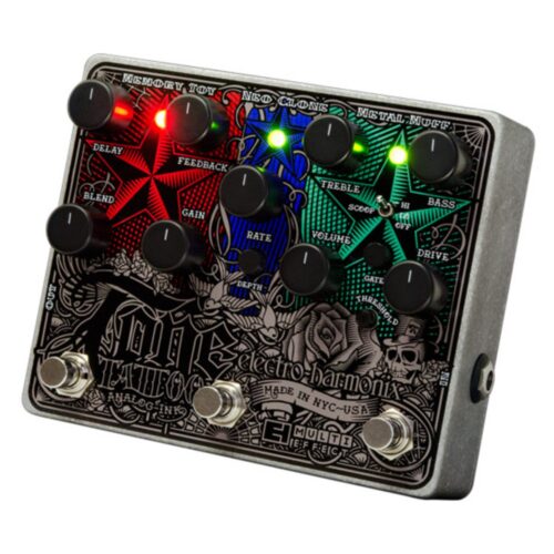 Electro Harmonix Tone Tattoo Analog Multi Effects Pedal - New Electro Harmonix