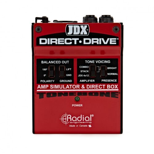 Radial JDX Direct Drive Amp Emulator And DI Box - New Radial