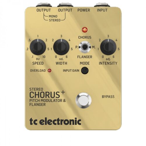 TC Electronic SCF GOLD Stereo Chorus Flanger Pedal Limited Edition - New TC Electronic