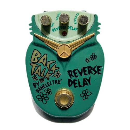 used 2010s Danelectro Back Talk Reverse Delay Green - Effect Pedal