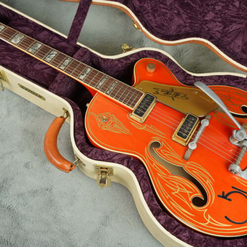 2009 Gretsch G6120WCST Stephen Stern Masterbuilt Orange - £10300 used Guitar