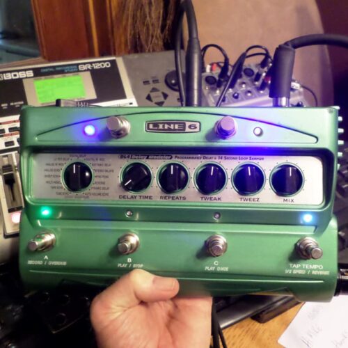 used 1999 - 2021 Line 6 DL4 Delay Modeler Green - Effect Pedal