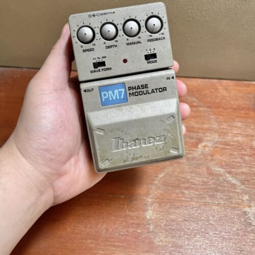 used 1990s Ibanez PM7 Phase Modulator Grey - Effect Pedal