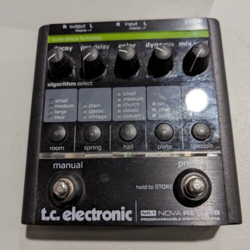 used 2012 TC Electronic NR-1 Nova Reverb Black - Effect Pedal