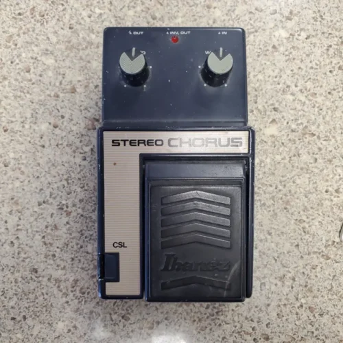 used 1980s Ibanez CSL Stereo Chorus Black - Effect Pedal