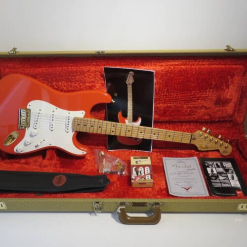 1995 Fender Custom Shop Hank Marvin Autograph Fiesta Red - £4895 used Guitar