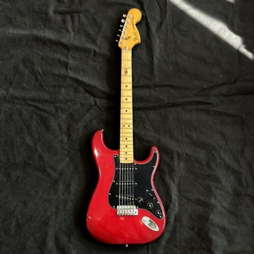 1979 Fender Stratocaster See Through Burgundy Red -        Stratocaster