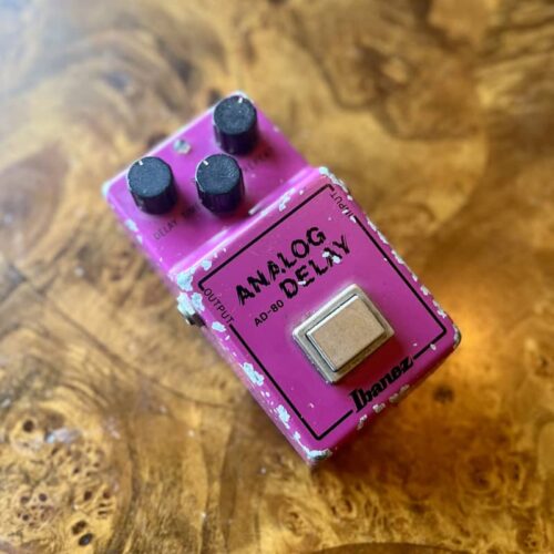 used 1980 Ibanez AD-80 analog delay Pink - Effect Pedal