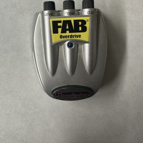 used 2000s Danelectro Fab Overdrive Silver - Effect Pedal