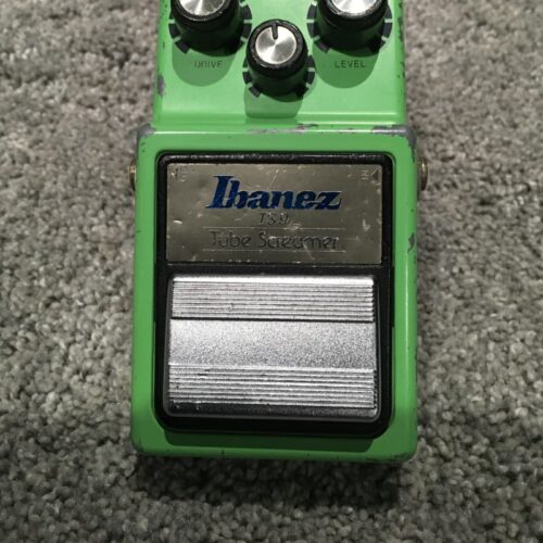 used 1981 Ibanez TS9 Tube Screamer (Black Label) Green - Effect Pedal