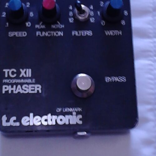 used 1980s TC Electronic TCX 11 Programmable Phaser Black - Effect Pedal