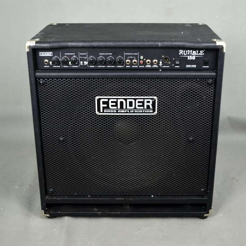 Fender Rumble 150 150 Watt 1x15 Bass Combo Black