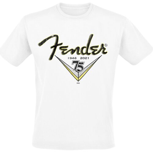 Fender T-Shirt - Scribble Men - M to XXL - for Men - white - Official Fender Merch