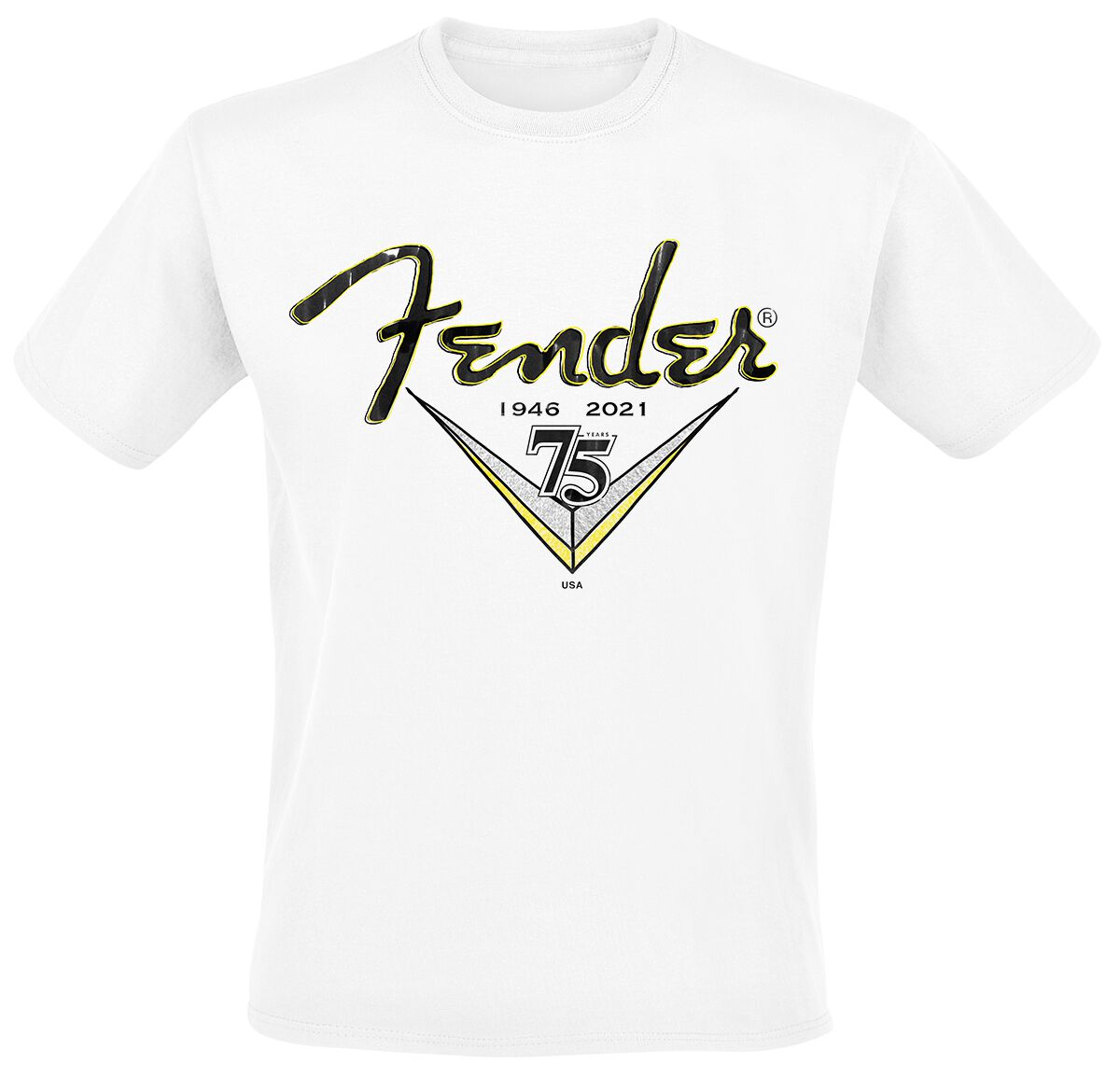 Fender T-Shirt – Scribble Men – M to XXL – for Men – white – Official Fender Merch