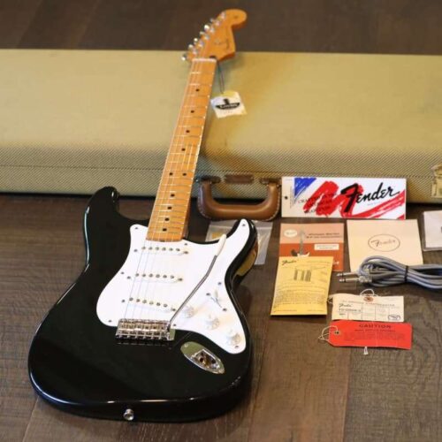 1989 Fender 1957 Reissue Stratocaster Black -        Stratocaster