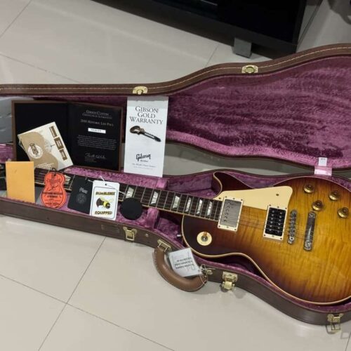 2018 Gibson Les Paul Custom Historic Reissue 1959 Dark Bourbon... -         Les Paul