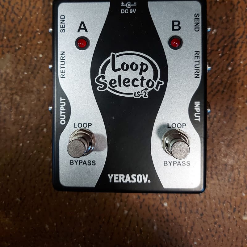 used 2020s Yerasov LS-2 Loop Selector Black / Silver - Effect Pedal