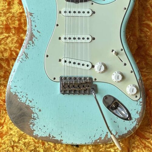 2021 Fender Stratocaster 1960 Heavy Relic Surf Green -        Stratocaster