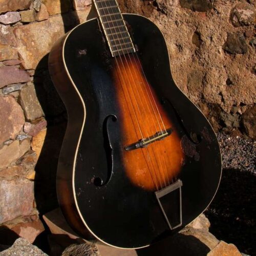 1950 Antique Archtop guitar Sunburst -         Vintage