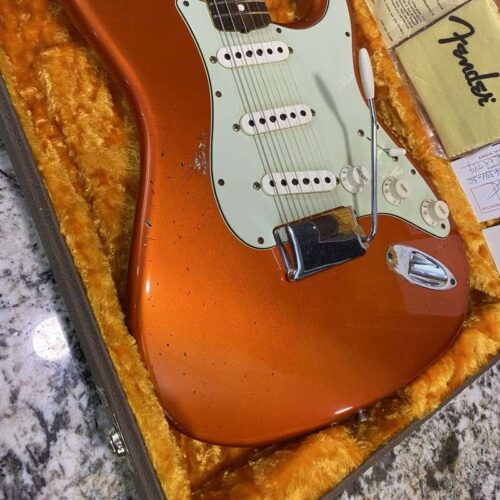 2012 Fender 1960 Reissue Stratocaster Candy Tangerine Orange -        Stratocaster