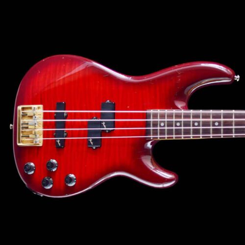 1994 Fender Precision Bass Lyte Crimson Foto Flame -         Precision Bass