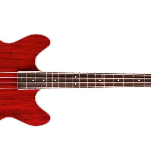 2021 Guild Starfire 1 Electric Bass Guitar Cherry Red -           Bass Guitar