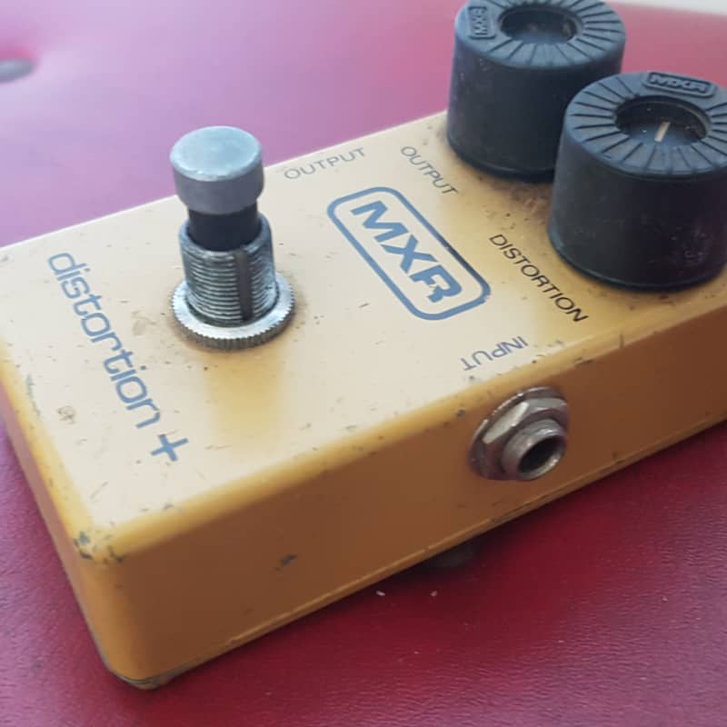 used 1980s MXR Distortion + Yellow - Effect Pedal