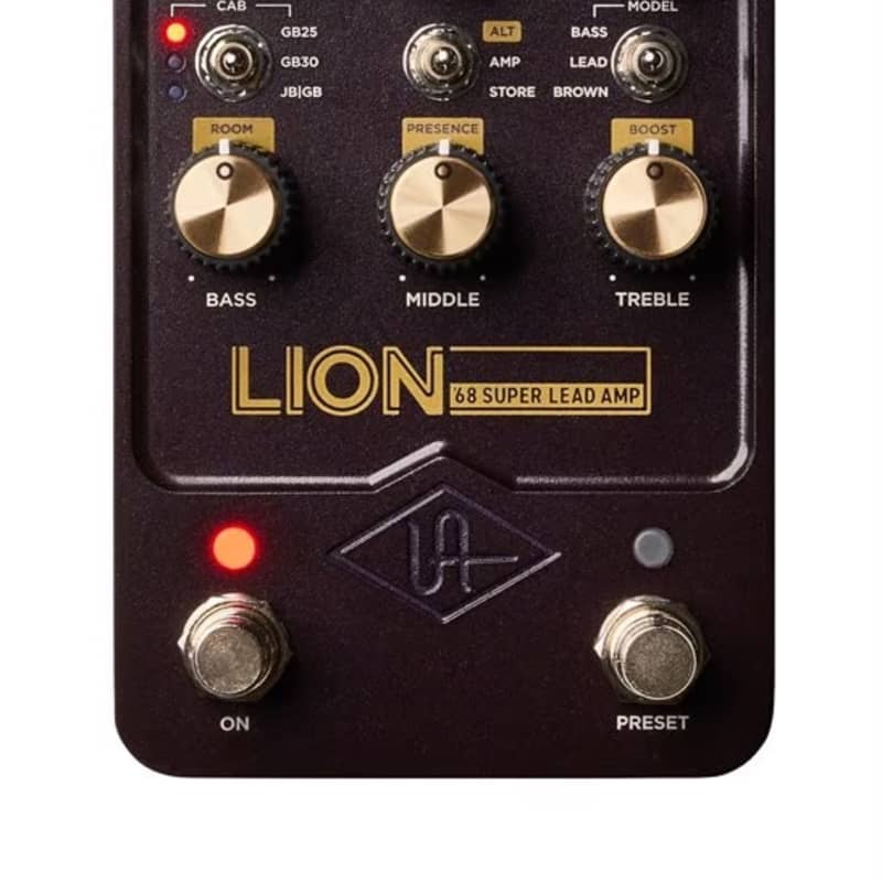 used 2023 - Present Universal Audio Lion '68 Super Lead Amp Black - Effect Pedal