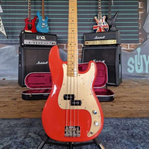 2005 Fender '50s Precision Bass Fiesta Red -         Precision Bass