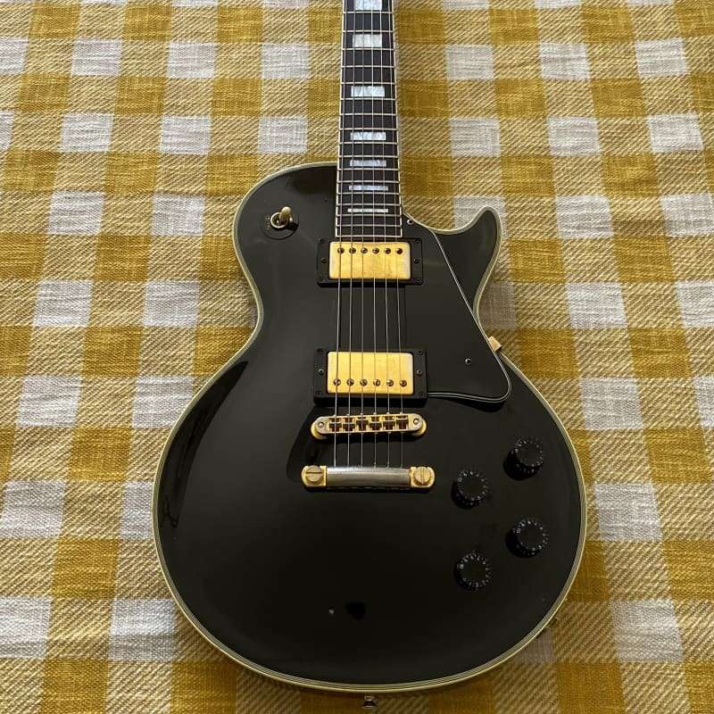 1991 Orville by Gibson Les Paul Custom Black –         Les Paul