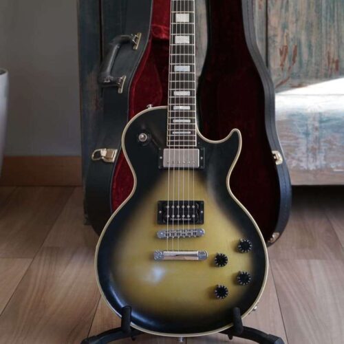 2010 Gibson Les Paul Custom Silverburst Adam Jones refinish Ni... -         Les Paul