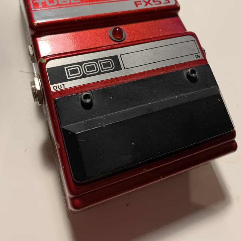 used 1990s DOD Classic Tube FX53 Red - Effect Pedal