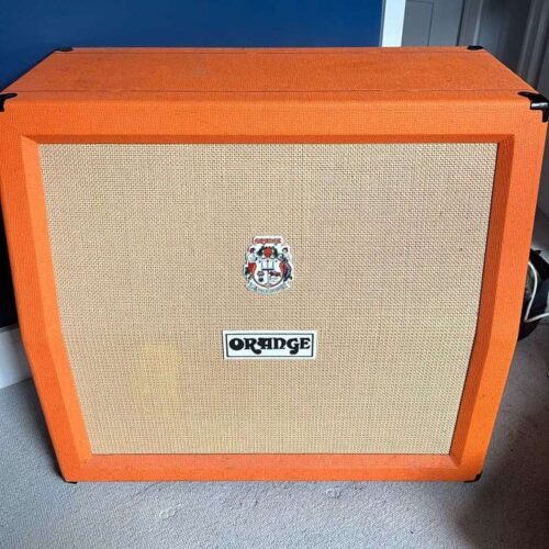 2010s Orange PPC412A 240-Watt 4x12" Angled Guitar Cabinet Orange -        Cabinet