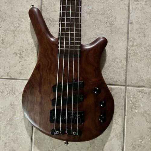 late 90s Warwick Thumb NT5 Bass Guitar Natural -           Bass Guitar