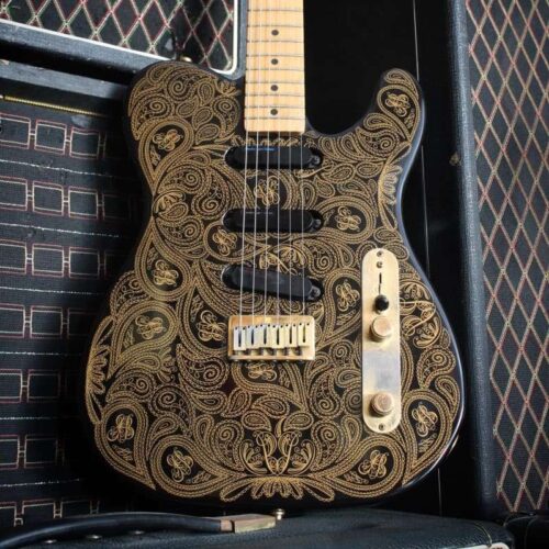 2002 Fender James Burton Telecaster Gold Paisley -        Telecaster