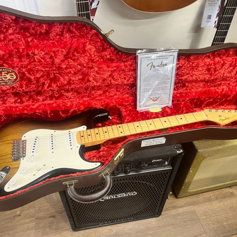 2004 Fender 50TH ANNIVERSARY MASTER-BUILT Strat 2 Tone Burst - £5995 used Guitar