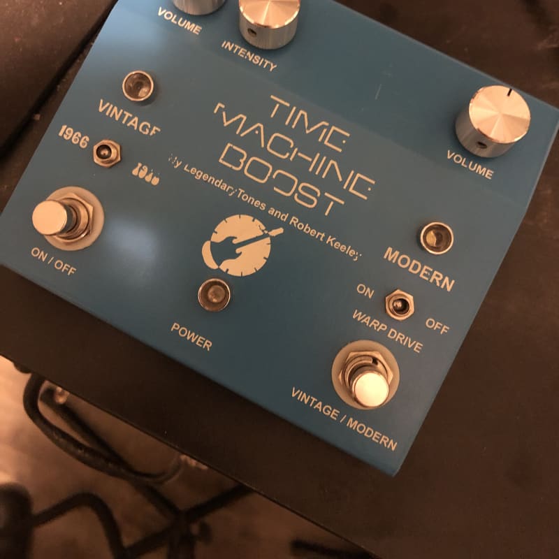 used 2000s Keeley Time Machine Boost Blue - Effect Pedal