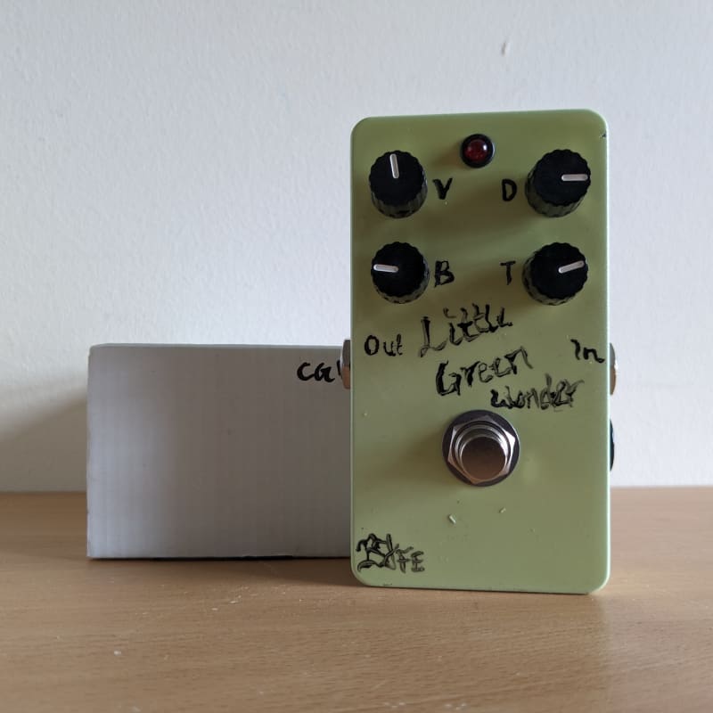 used 2000 – 2018 BJFE Little Green Wonder Overdrive (4-Knob) Green – Effect Pedal