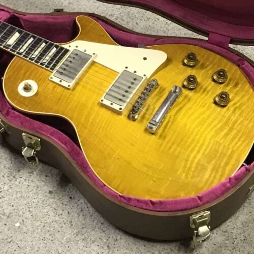 2014 Gibson Les Paul Standard Custom Shop 1959 59 Lemon Sunbu... -       Custom Shop  Les Paul